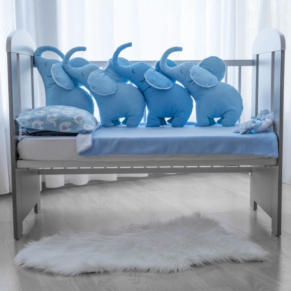 4D Jastuk ogranica plavi slonko bonbonko KODA7593 babysleepigloo.hr